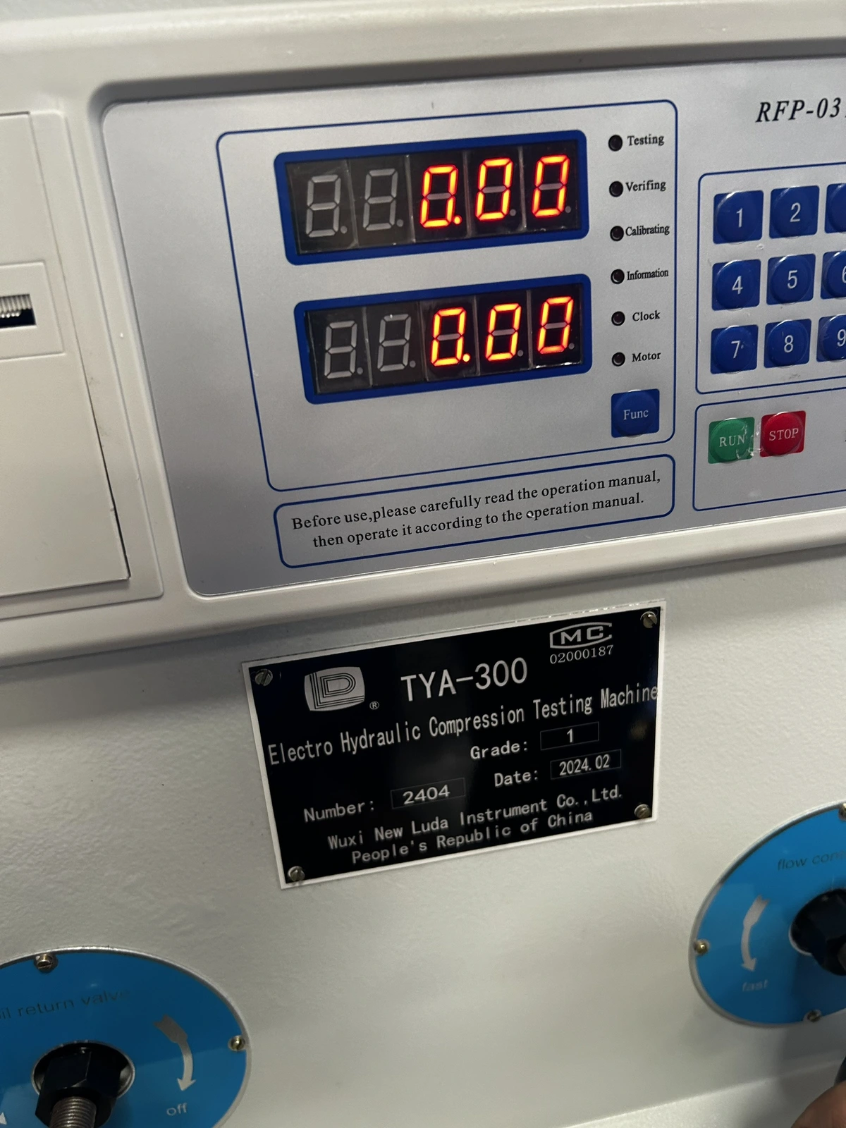 Máy thí nghiệm cường độ nén 300KN New Luda - Image 3